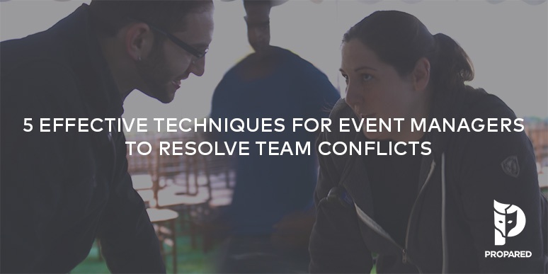 5 Effective Techniques for Event Managers to Resolve Team Conflicts