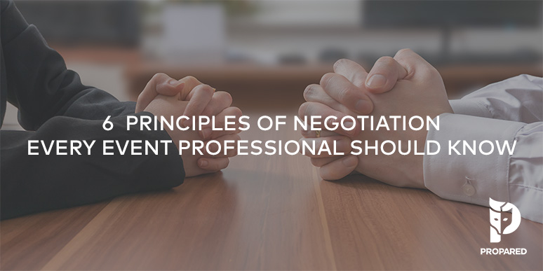 6 Principles of Negotiation Every Event Professional Should Know